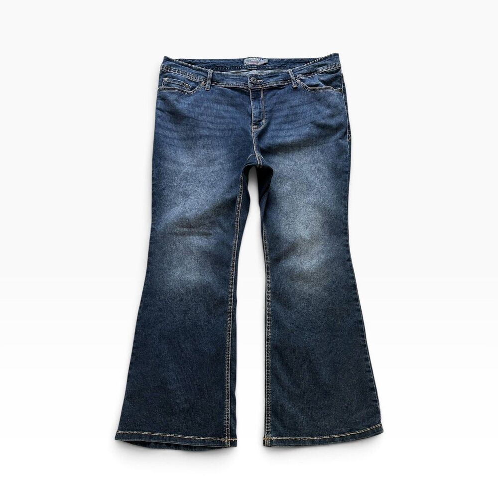 Torrid Luxe Slim Bootcut Jeans Women’s Plus Size 20 Extra Short Dark Wash Casual